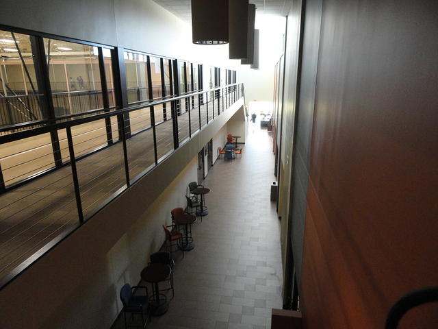 View from upstairs.