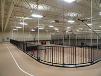 Indoor running track